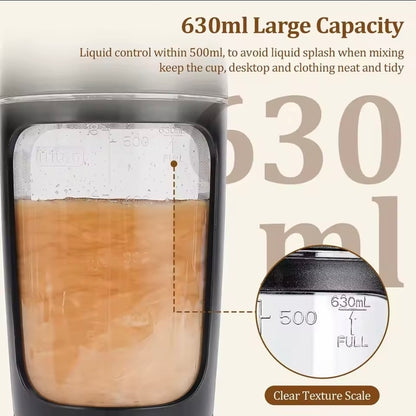 650ml Electric Shaker Bottle Portable  Protein Shaker Automatic Stirring Blender Multipurpose Juice Mixer Cups Fitness Work