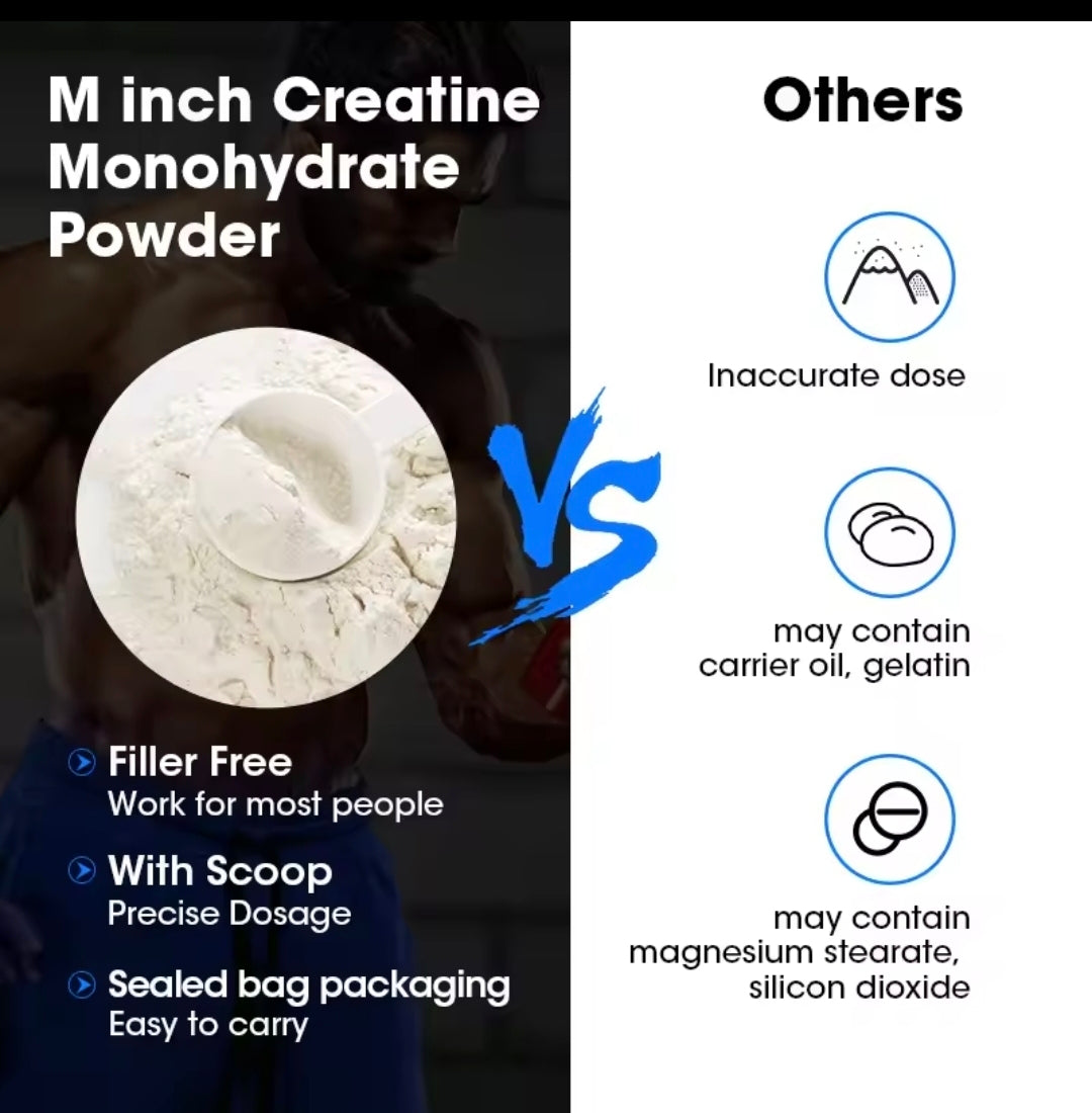 Coreform Creatine Monohydrate Powder 5000Mg for Pre Workout Muscle Building Cellular Energy Brain Immune Health for Gym