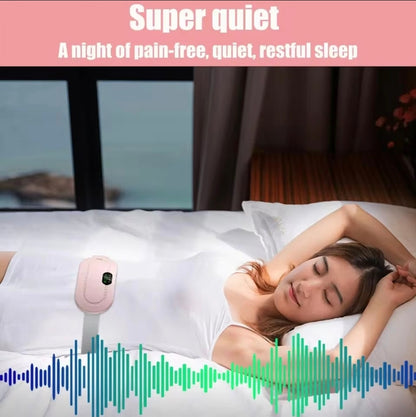 Electric Period Cramp Massager Vibrating Heating Belt for Menstrual Waist Stomach Abdominal Warm Palace Belt