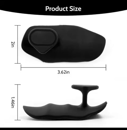 Weightlifting Gloves Palm Protection Silicone Anti-slip Wear-resistant Fitness Sports Training Palm Guard Grip Handle