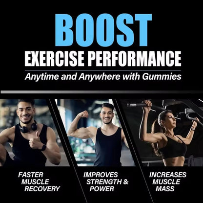 Creatine Monohydrate Gummies 500Omg for Men & Women, 120 CT Chewable for Muscle Support, Energy Boost