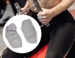 Weightlifting Gloves Palm Protection Silicone Anti-slip Wear-resistant Fitness Sports Training Palm Guard Grip Handle