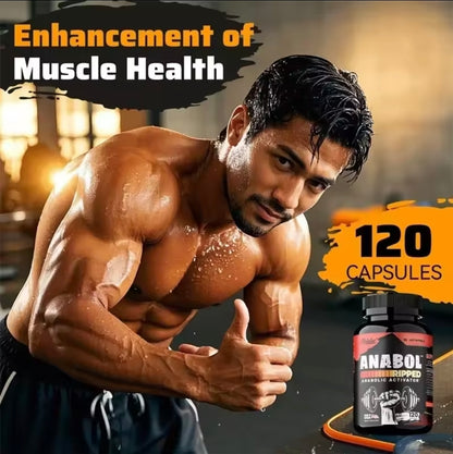 Anabol Ripped Anabolic Muscle Builder Capsules - Supports Muscle Recovery and Growth, Promoting Muscle Protein Synthesis