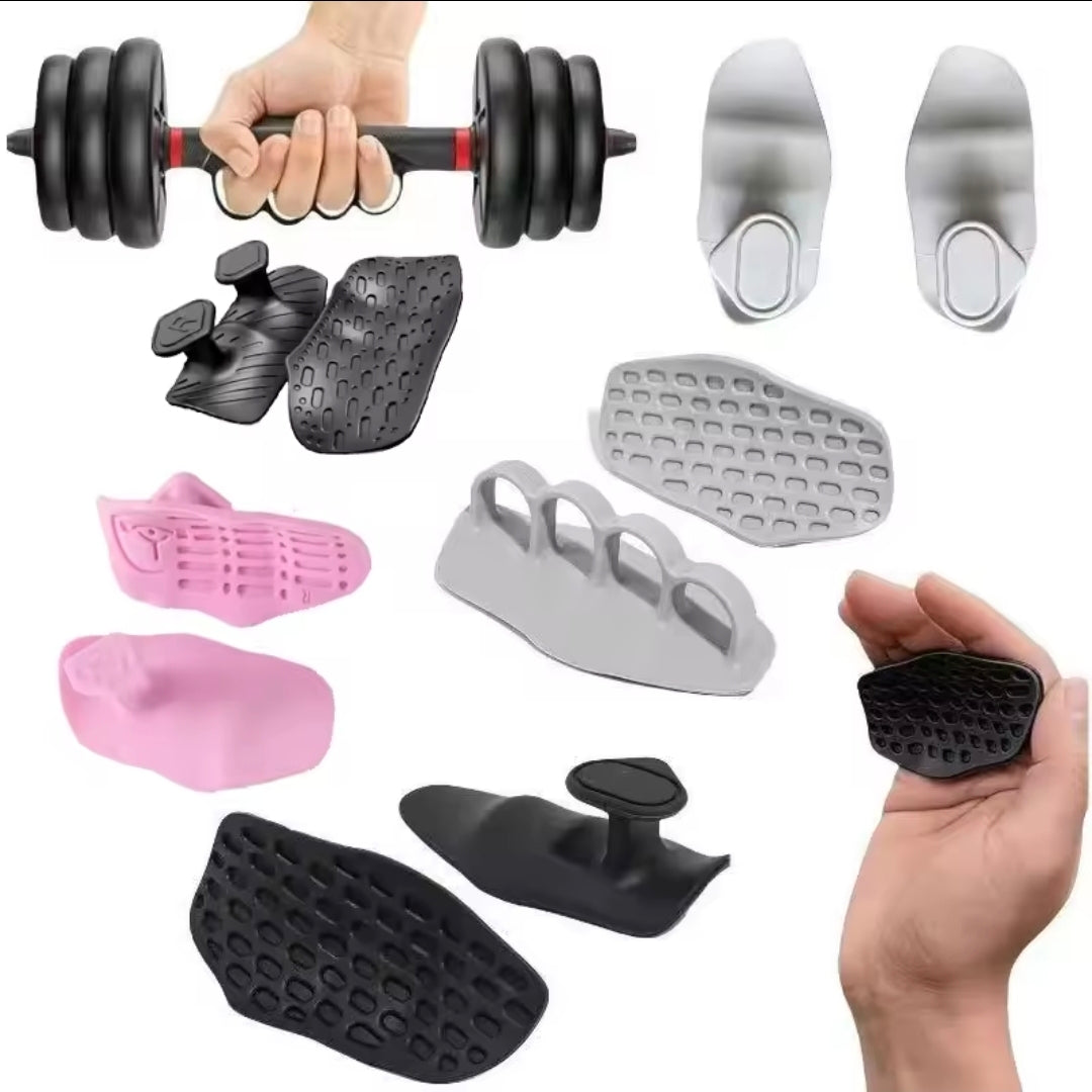 Weightlifting Gloves Palm Protection Silicone Anti-slip Wear-resistant Fitness Sports Training Palm Guard Grip Handle